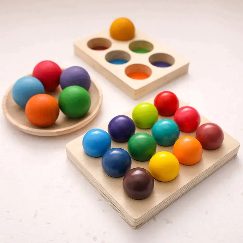Woods - Regnbueballer - Sorteringsspill