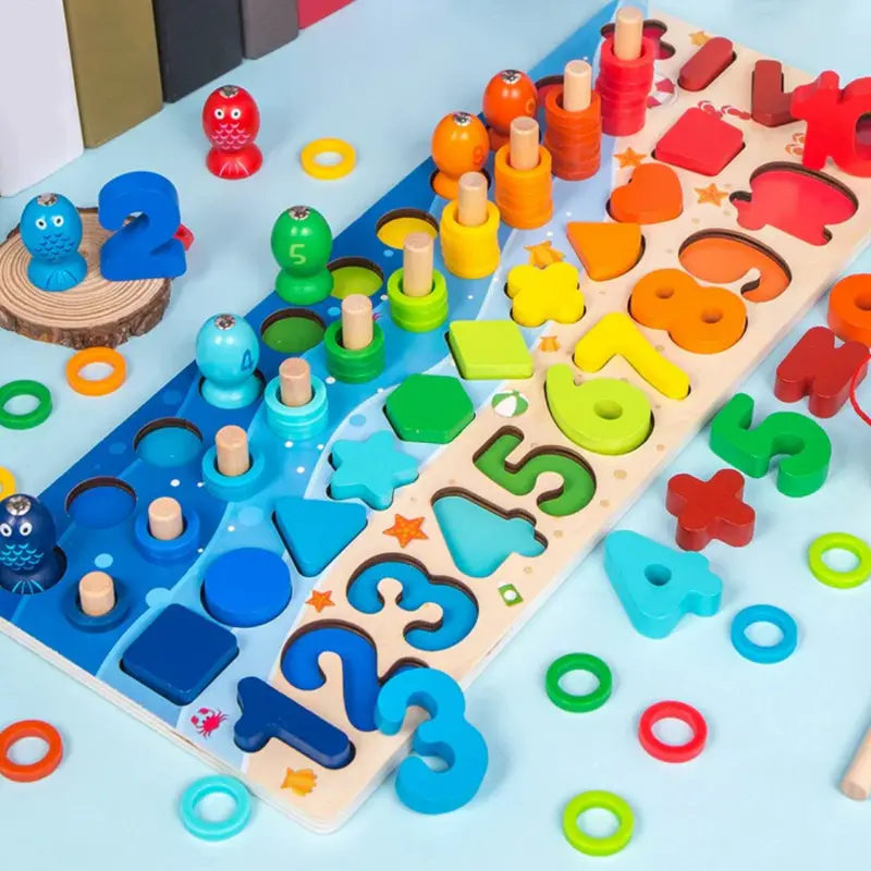 Woods - Utvikling av ferdigheter - Montessori lekebrett
