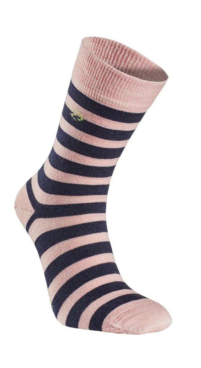 Wool Sock Stripe (90 % merinowol) Pink – Ivanhoe of Sweden