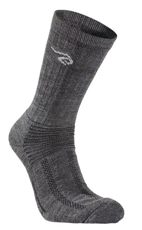 Wool Sock Trekk (90 % merinowol) Grey Marl – Ivanhoe of Sweden