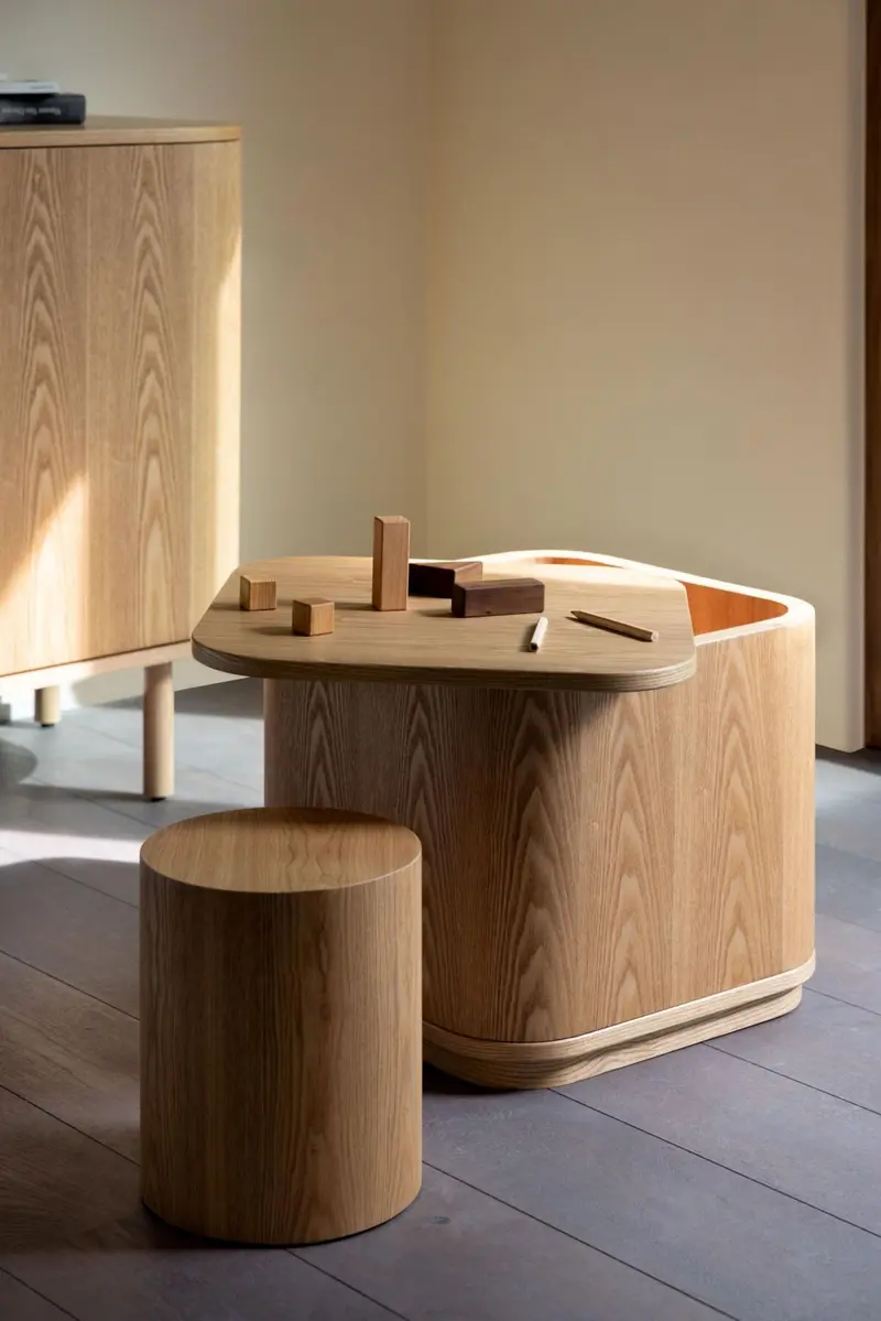 Yume Opbergtafel - Natural Ash - Quax