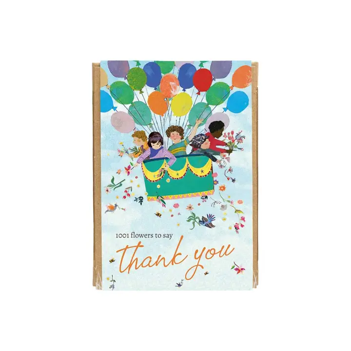 Zaadbommetjes Giftbox Mini "Thank you" 4 stuks - Blossombs