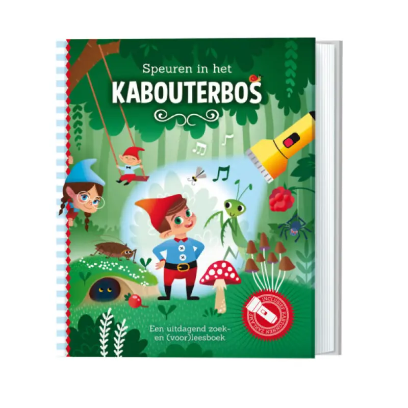 Zaklampboek - Speuren in het kabouterbos