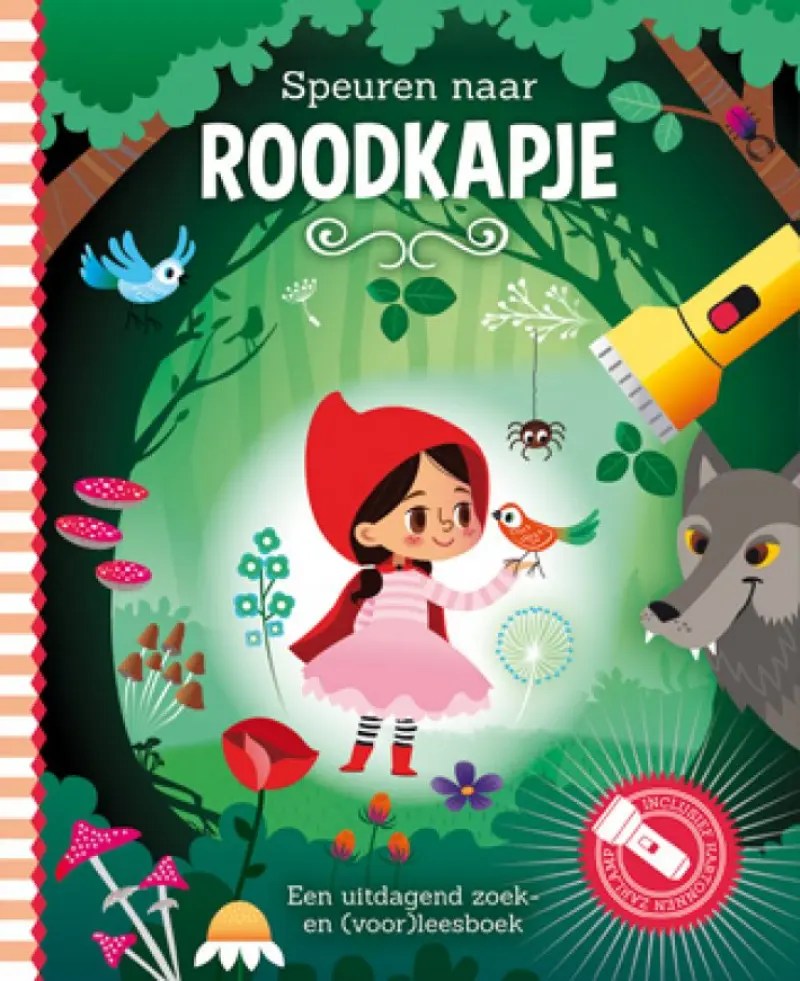 Zaklampboek - Speuren naar Roodkapje