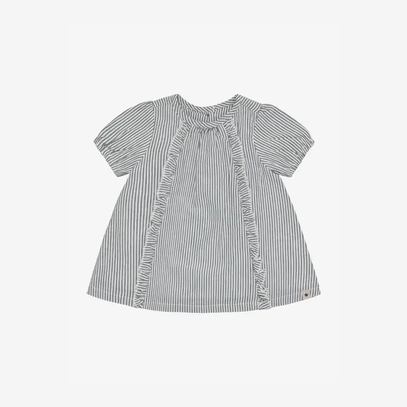 Zomerjurkje - Biologisch katoen - Bering Sea - Dress SS YD Stripe - Huttelihut