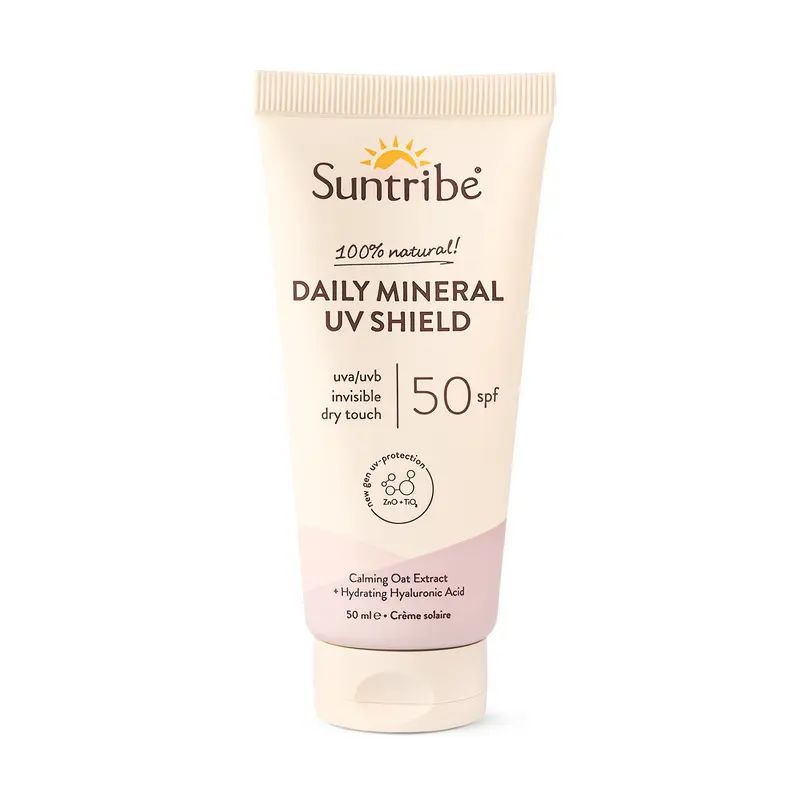 Zonnebrand dagcrème / Daily Mineral UV Shield SPF 50 – Suntribe