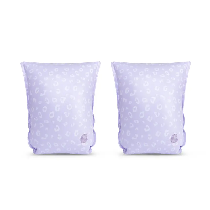 Zwembandjes leopard lila 0-2 jaar