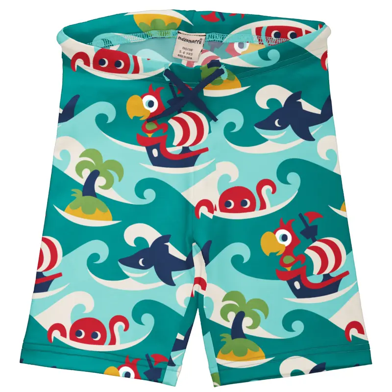 Zwembroek Swim Shorts Tropical Ocean - Maxomorra