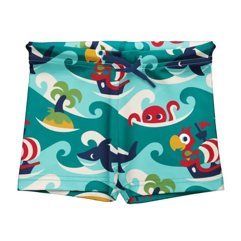 Zwembroek Swim Trunks Tropical Ocean - Maxomorra