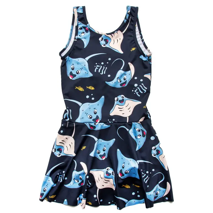 Zwemjurk / Swim dress Navy Rays - Mullido