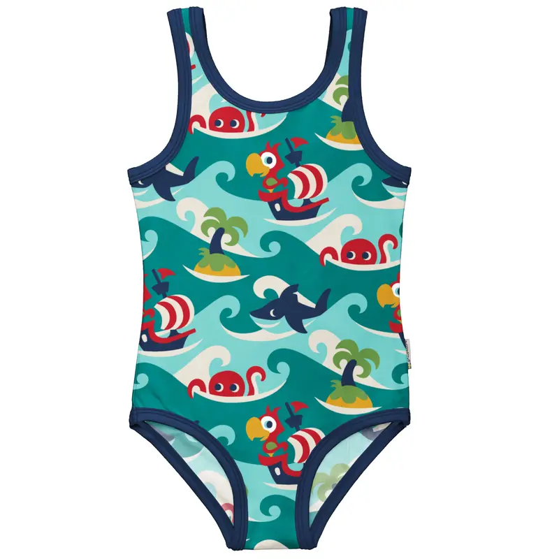 Zwempak Swimsuit Tropical Ocean - Maxomorra