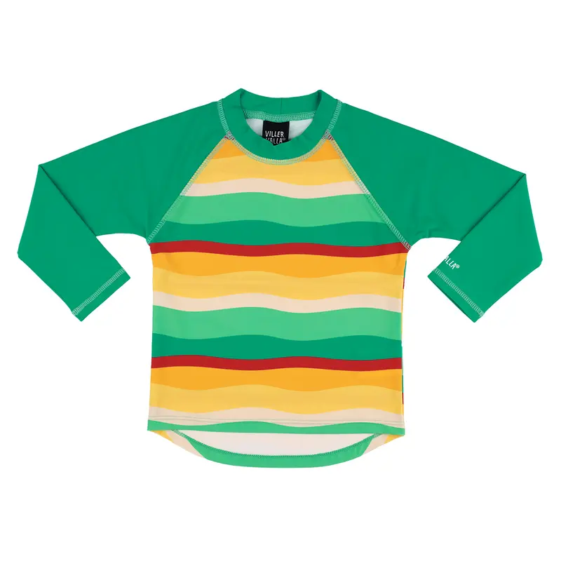 Zwemshirt UV Shirt Multi Wave Jungle - Villervalla